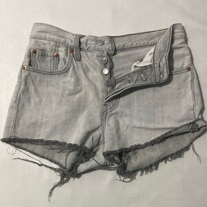 Grey Levi Shorts